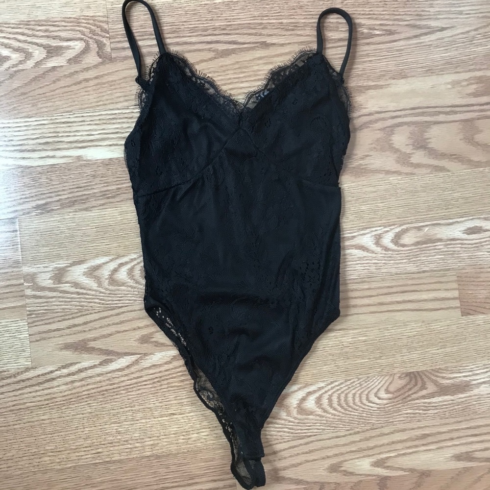 Brand New Black Lace Bodysuit